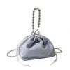 Bolsa pequena popular para mulheres 2023 Verão nova moda bolsa mensageiro versátil bolsa de corrente com diamantes brilhantes bolsa balde portátil