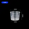 Copos Medidores de Plástico Graduados Atacado 15 20 30 50ml Copos para Xarope de Grau Alimentício Copos Dispensadores Copos Medidores de Laboratório