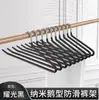 Estante de acero inoxidable multiusos para pantalones tipo ganso, perchero, almacenamiento doméstico, clip para doblar pantalones, perchero retráctil para pantalones
