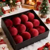 Novas Decorações de Natal Transfronteiriças, Bolas Envoltas em Tecido, Novos Enfeites de Natal, Decorações Penduradas