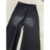Estilo Hong Kong para Hombre Verano Nuevo 2024 Jeans con Letras Personalizadas Hip-Hop Ins Moderno High Street Moderno Pantalón Guapo