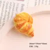 Dibujos animados DIY accesorios de resina accesorios pan oceánico pegamento de crema pinza para el pelo hecha a mano funda para teléfono móvil hebilla de zapato accesorios lote