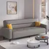 Sofá-cama pata de gato couro pessoa preguiçosa sala de estar casa sofá-cama dobrável uso duplo pequeno apartamento aluguel escritório sofá