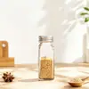 Frasco para condimentos, botella de vidrio casera para especias, frasco de condimentos de cocina, sellado y a prueba de humedad, botella dispensadora especial para condimentos