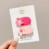 Pinzas para el cabello coloridas, artísticas y coquetas modelo 2025, pinzas de pico de pato estilo universitario para chicas dulces, pasadores para el cabello de estudiante, accesorios para el cabello de alto valor