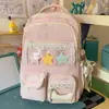 Mochila de Encaje con Forma de Estrella de Leche en Polvo Estilo Coreano con Ambiente de Bosque para Estudiantes de Secundaria, Preparatoria y Universidad