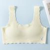 Lingerie Seamless para Desenvolvimento para Estudantes, Crianças Maiores, Alunos do Ensino Fundamental, Camisetas Regata, Alunos do Ensino Médio, Meninas, Sutiãs de Seda Gelada, Costas Bonitas