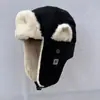 Sombrero Lei Feng de Invierno en Gamuza para Hombres y Mujeres, Sombrero Cálido con Protección para los Oídos para Ciclismo al Aire Libre, Sombrero de Algodón del Noreste Resistente al Viento y al Frío con Forro de Felpa