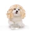 Peruca Pet Transfronteiriça para Gatos e Cães, Universal para Festas, Festivais, Cosplay, Cabeça de Juiz, Acessório de Cabelo Ondulado para Gatos