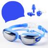 Set de Gafas de Natación Gafas de Natación para Adultos Impermeables y Antivaho Gafas de Natación de Alta Definición Equipo de Natación Gorro de Natación de Silicona Se Puede Enviar en Nombre de
