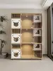 L Venta al por mayor Villa para Gatos Casa para Gatos Nido para Gatos Casa para Gatos Casa para Gatos Tienda de Mascotas Lujo Madera Maciza Exhibición Gabinete de Cría para Gatos Fábrica