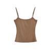 Básico slim-fit curto umbigo exposto pequeno sling simples cor sólida all-match quente menina inferior colete pequeno top verão
