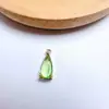 Acessórios para joias diy garra de cobre borda de vidro pingente banhado a ouro pulseira brincos grampo de cabelo materiais de produção