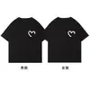 Algodão Penteado PuroSimples Disoo Camisetas Combinando para Casal para o Verão 2026, Tops Soltinhos e Versáteis de Manga Curta Tendência