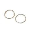 Pulsera de Perlas de Arroz Pequeñas de Agua Dulce Natural con Alto Brillo para Mujer, Elástica, Vintage, Sencilla, Versátil, Elegante, Hecha a Mano con Cuentas de Alta Gama