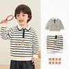 Ropa infantil Kaka Panda, suéter infantil de media botonadura, ropa de invierno para niños, tops de invierno para niñas, ropa de bebé, moderno