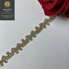 Cinto de boneca de laço de renda dourada bordado 1cm pequeno código de barras acessórios de joias artesanais acessórios de vestuário faça você mesmo