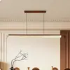 Luminária de Teto para Sala de Estar Wind Moderna Luxo Leve Cor Nogueira Cristal de Gelo Retangular Espectro Completo Luminária para Iluminação de Casa Inteira Pacote