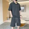 Nuevo Producto Transfronterizo 2026: Polo de Jacquard Plateado para Hombre de Verano, Tendencia de Lujo Ligero, Color Gris Oscuro - Pre-venta