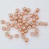 Retención de color, oro de 14 quilates, 6 mm, posicionamiento de cuentas de silicona, cuentas ajustables, pulsera hecha a mano, material de cuentas, cuentas al por mayor