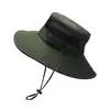 Sombrero de Sol de Verano para Hombre para Exteriores, Sombrero de Protección Solar para Montañismo y Pesca, Sombrero de Pescador, Sombrero de Sol de Moda