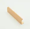 Manija Oculta sin Taladro, Puerta de Armario Larga Sellada en los Bordes Negro Mate, Moldura Moderna para Borde de Gabinete, Estilo Minimalista Moderno Negro Mate Dorado