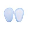 Almohadilla de palma frontal 4D de silicona pura, tridimensional, suave, con absorción de impactos, antideslizante, antidolor y antidesgaste, para zapatos de tacón alto, media almohadilla para la suela delantera.