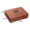 Caja de Madera Rectangular de Madera Maciza Caja de Madera Retro con Cerradura Caja de Almacenamiento Caja de Almacenamiento de Madera Caja de Almacenamiento de Escritorio con Cerradura