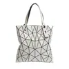 Bolsa Tote Acolchoada Patchwork Geométrico Tendência Nova Primavera/Verão 2026 Versátil Grande Capacidade Bolsa de Mão Floral Bolsa de Ombro para Compras