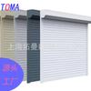 Produção de fábrica liga de alumínio janela de persiana elétrica toldo porta e janela de persiana elétrica de liga de alumínio persiana anti-roubo resistente ao vento