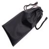 Estuche multifuncional para gafas de sol de moda, de viaje, de alta calidad, portátil, suave, con botón, caja de almacenamiento para gafas de sol.