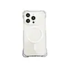 Design com Recortes nos Quatro Cantos Adequado para Capa de Celular Transparente Magnética de Acrílico iPhone 17 Crossbody, 18 Pro Max, 16 Capa Protetora
