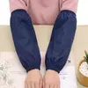 Mangas de couro impermeáveis e resistentes a óleo para adultos, mangas compridas, mangas protetoras de couro liso, mangas de proteção para trabalho doméstico do fabricante para mulheres