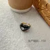 Colección de Anillos Abiertos Retro en Forma de Corazón Europeos y Americanos para Mujer, Anillos Versátiles en Forma de Corazón, Anillos para el Dedo Índice, Accesorios