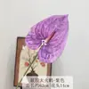 Goma suave, grulla de fuego grande, flor de palma roja artificial, flor artificial, arreglo floral artístico, arte floral espacial, accesorio de fotografía, flor de decoración de boda