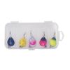 Nuevas lentejuelas de semilla de melón 2g lentejuelas boca de caballo 5 paquetes de lentejuelas giratorias compuestas metal colorido gallito Luya cebo falso