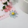 Flor de Resina Flor Artificial Crisantemo Pequeño Rosa Adorno para Uñas Material Decoración para Funda de Teléfono Móvil Diadema DIY Decoración de Ropa