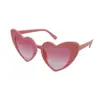 Europa y Estados Unidos gafas de sol con forma de corazón para desear amor, gafas de sol con forma de corazón, moda para mujer, gafas de sol con forma de corazón de melocotón, montura grande, gafas personalizadas, venta al por mayor