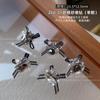 Internet celebridade organza arco pilha de diamante alto produto pombo ovo nail art jóias liga laço fita prego diamante jóias