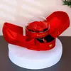 Alas de Ángel Flor Eterna Rosa Caja de Joyería Regalo de Cumpleaños para Novia Tapa de Vidrio