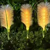 Luces de Caña de Fibra Óptica Solares, Luces Solares para Paisajismo, Luces de Suelo para Jardín