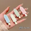Clipes de Cabelo Fofos de Mini Sorvete para Crianças, Presilhas Divertidas e Criativas para Franja, Acessório de Cabelo Criativo e Único