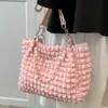 Bolso Puff Nube de Burbujas Bolso de Mujer 2025 Verano Nueva Moda Bolso de Hombro Plisado Gran Capacidad Bolso Tote de Axila
