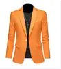 Comercio exterior transfronterizo primavera y otoño traje formal liso de un botón para hombre, blazer ajustado estilo coreano, chaqueta de una pieza para hombre