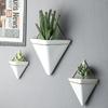 Plantas Creativas para Pared de Sala de Estar, Macetas de Pared, Pared de Fondo, Decoraciones Blandas de Pared, Colgantes de Plantas Verdes, Porcelana Blanca