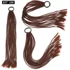 Coleta Gradiente de Siete Colores Coleta Trenza Pequeña Trenza de Color Sucio Coleta Tocado Personalizado Hip Hop Trenza de Tres Hilos