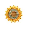Broche Estilo Coreano Série de Moda Broche Criativo Colar Colorido Cristal Strass Elegante Fecho Anti-Exposição para Roupa