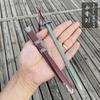 . Ciudad de Longquan Mini Espada Espada de Bolsillo Espada Han Antigua Rey de Qin Espada del Rey Yue Luna Rota Arcoíris Residual Cuchillo Corto Sin Filo