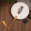 Kit de Pintura DIY con Texto, Adecuado para Puestos Callejeros y Mercados Nocturnos, Incluye Materiales para Abanico Redondo de Pintura a Tinta sobre Papel de Arroz, Hecho a Mano al por Mayor