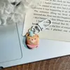 Nuevo Llavero Creativo para Estudiante, Lindo Colgante de Dibujos Animados, Accesorio para Mochila de Niña, Regalo para Mejor Amiga, Animalito Suave y Lindo